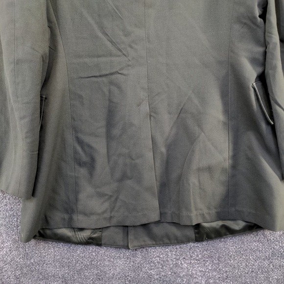 U.S. Army Men's Serge Green Dress Coat Size 42R Poly Wool Blend Military Uniform - Picture 7 of 13